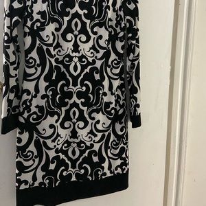 Vtg Cache black and white long sleeve